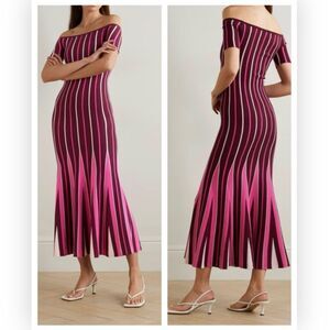 NWT Gabriela Hearst Medea off-the-shoulder striped Large  $2450